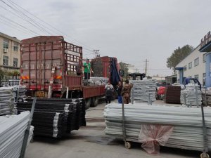 金用護欄2020年10月26日上午鋅鋼陽臺護欄發貨！