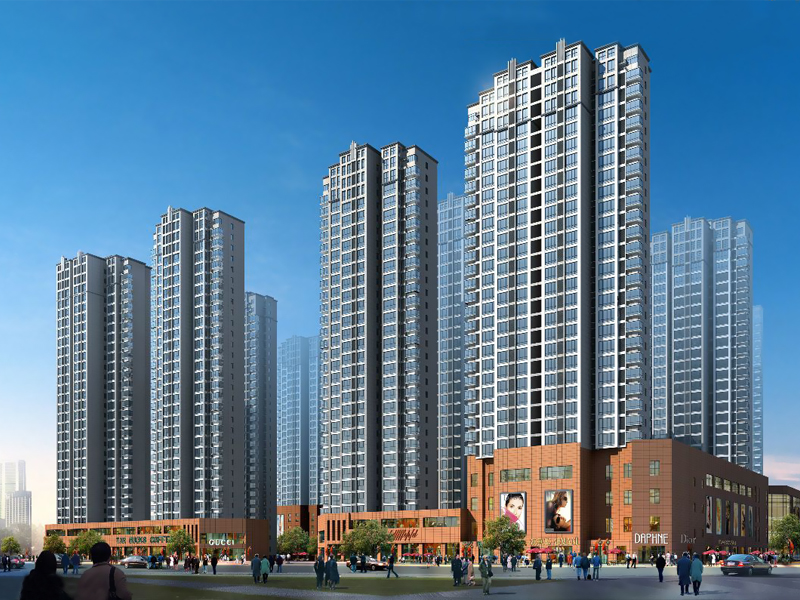 蒙城玖隆國(guó)際小區(qū)百葉窗、鋅鋼樓梯扶手定制