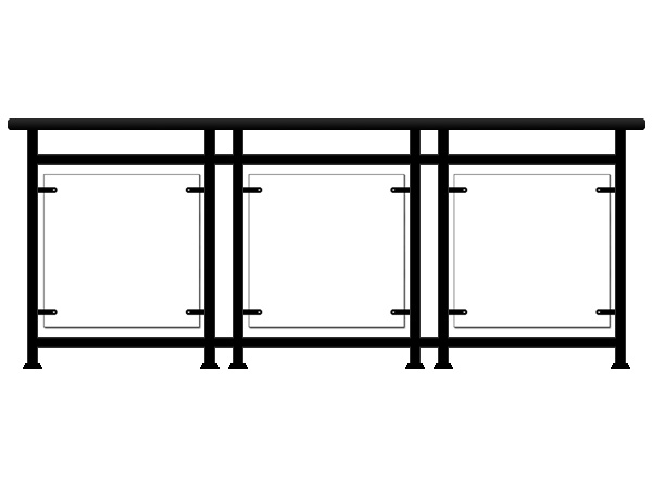 鋅鋼玻璃陽臺欄桿圖片3